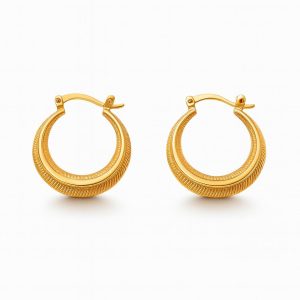 گوشواره هرینگبن رزگلد EA009