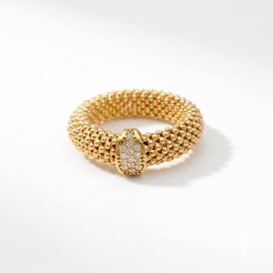 انگشتر جسیکا زرد نگیندار R005