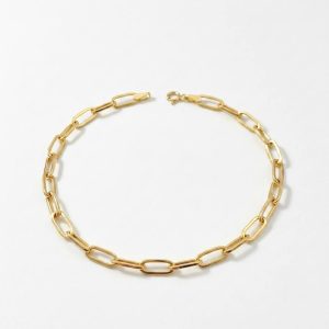 دستبند هرمس زرد باریک BR013