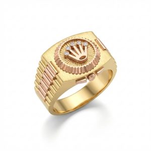 انگشتر مردانه رولکس مربع RM001