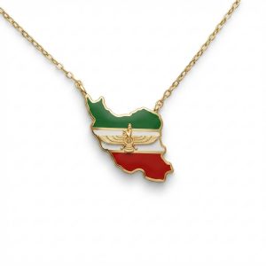 گردنبند ایران و فروهر NC047