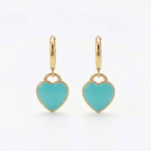 گوشواره تیفانی میناکاری آبی EA030