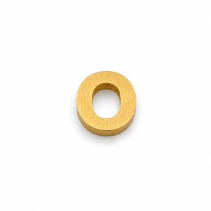 آویز طلا حرف O زرد PD058