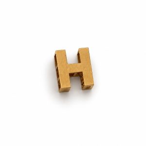 آویز طلا حرف H زرد PD052