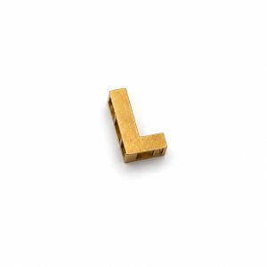 آویز طلا حرف L زرد PD055