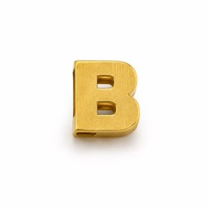 آویز طلا حرف B زرد PD046