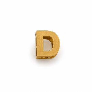 آویز طلا حرف D زرد PD048